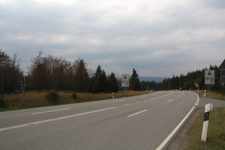 B4 bei Torfhaus, Blick nach Norden