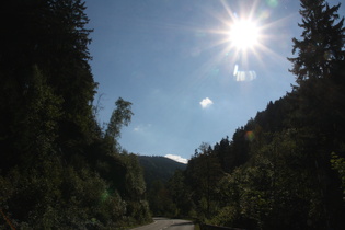 Okertal zwischen Ausgleichsbecken der Okertalsperre und Romkerhalle, Blick nach Südosten