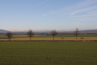 Wolken in der unteren Luftschicht im westlichen Harzvorland