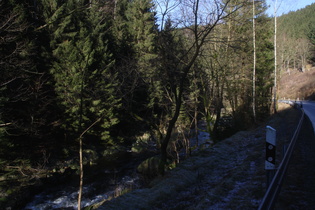 die Oker im Okertal, Blick flussabwärts