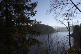 Blick über den Okerstausee nach Südosten