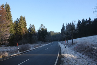 Steile-Wand-Straße, unteres Ende