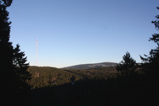 Blick auf Torfhaus und Brocken