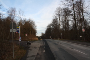 Nienstedter Pass, Passhöhe, Blick nach Nordosten