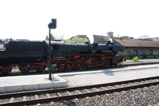 die Dampflok im Bahnhof Seesen