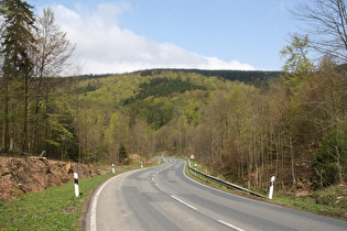 Steilstück zwischen Seesen und Sternplatz, Blick bergab …