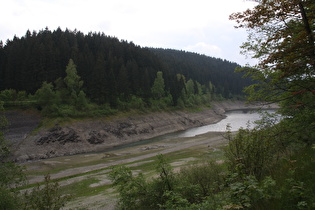 Mündung der Kalbe in den Okerstausee