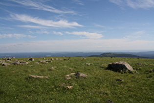 Blick vom Gipfel nach Süden