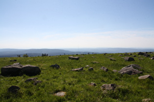 Blick vom Gipfel über Torfhaus nach Westen