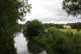 die Diemel bei Warburg, Blick flussabwärts