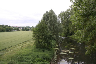 die Diemel bei Warburg, Blick flussaufwärts