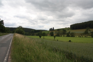 das Orpetal zwischen Denkelhof und Bruchmühle, Blick talaufwärts