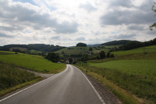 Abfahrt nach Sudeck, Blick über Sudeck nach Süden