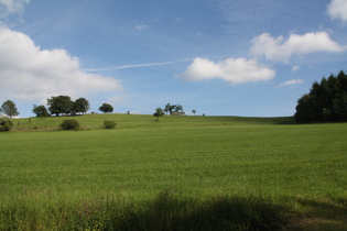 Anstieg zwsichen Ottlar und Rattlar, Blick nach Südosten