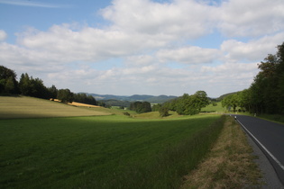 Anstieg zwsichen Ottlar und Rattlar, Blick nach Nordosten