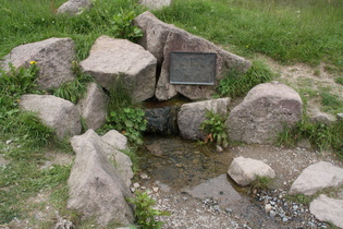 Blick auf die Quellfassung