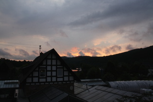 Abendstimmung im Quartier