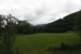 das Lennetal bei Gleierbrück, Blick talaufwäts