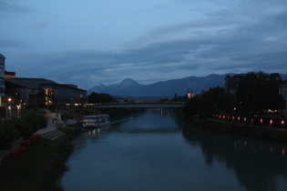 … und Blick flussabwärts