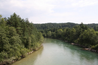 … und Blick flussabwärts