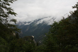 Blick ins Tal der Soča