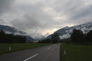 östlich von Bovec, Blick nach Südwesten über Bovec