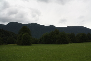 östlich von Bovec, Blick nach Süden