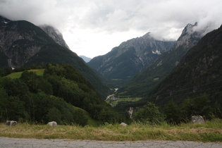 Blick auf Log pod Mangrtom und den Rombon