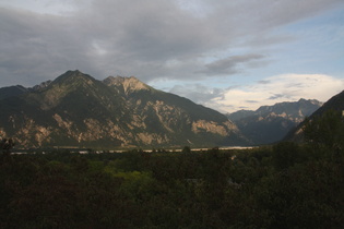 Blick ins Valle del Tagliamento nach Süden