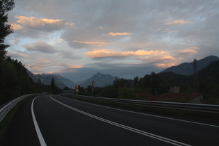 Valle del Tagliamento zwischen Tolmezzo und Villa Santina, Blick nach Osten