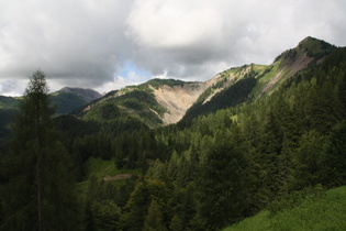 Ostrampe der Sella di Rioda, Blick zum Monte Palone