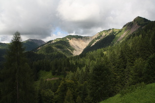 Ostrampe der Sella di Rioda, Blick zum Monte Palone