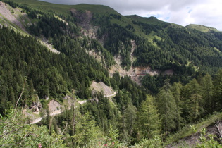 Blick von weiter oben auf diesen Streckenabschnitt