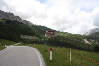 Sella di Razzo, Blick nach Süden