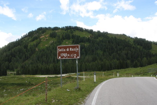 Sella di Razzo, Blick nach Nordosten