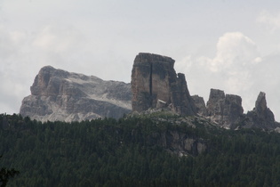 Zoom auf die Cinque Torri