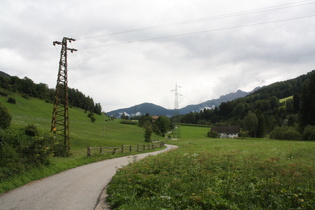 zwischen Percha und Neunhäusern, Blick nach Osten