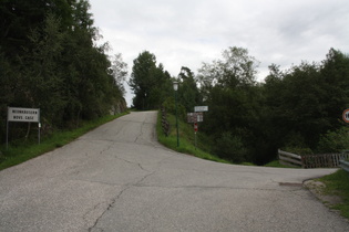 die steilste Rampe der Tour in Neunhäusern