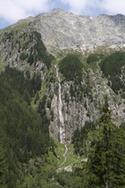 Zoom auf den Wasserfall