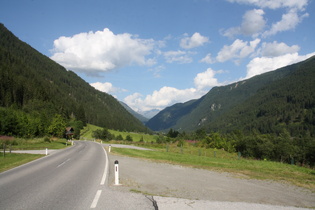 Defereggental vor dem steilen Abfall zum Iseltal hin, Blick nach Osten