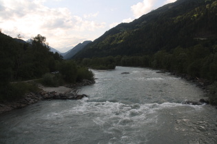 … und Blick flussaufwärts