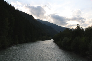 … und Blick flussaufwärts