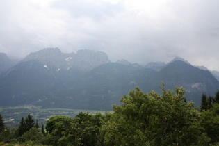 … und erreicht die Lienzer Dolomiten