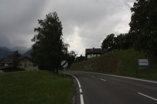 Iselsberg, oberer Ortsausgang, Blick nach Süden