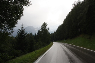 Südrampe des Iselsbergpass, Blick nach Süden