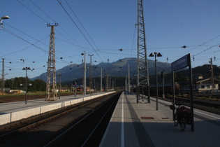 ein letzter Blick auf die Berge — Schluss, aus, vorbei.