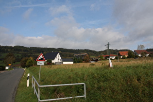 unteres Ende des Anstiegs in Golmbach