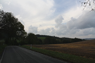 letzter "Höhepunkt" der Tour, Blick nach Westen …