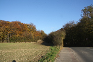 "Große Bergstraße" über den Gehrdener Berg, höchster Punkt