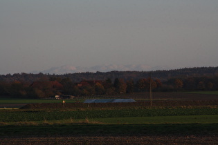 nur Wolken"berge" am südlichen Horizont